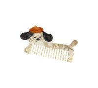 Aware - Pettine per capelli liscio e arrotondato, strumento di riduzione elettrostatica, districante delicato per cuoio capelluto sensibile e spazzola sottile per uso familiare