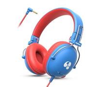 awatrue Cuffie per bambini per scuola, limite di volume sicuro 74/85 dB, suono stereo, cuffie on-ear cablate per bambini ragazzi ragazze, jack da 3,5 mm per tablet, iPad, Kindle, lettore YOTO, viaggi