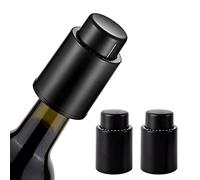AWAVM 2 pezzi Tappo sottovuoto per bottiglie di vino rosso, tappi per bottiglie sigillati, registrazione della data, conservazione della freschezza, universale, riutilizzabile, vino, champagne