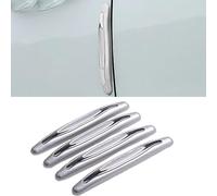 AWCYRHI 4 Pezzi Protezioni Bordi Portiere Auto, per BYD Tang EV Protezione per I Bordi delle Portiere Dell'auto,Protezione dai Graffi,C/Silver