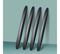 AWCYRHI 4 Pezzi Protezioni Bordi Portiere Auto, per Volvo S40/S60/S70/S80/S90 234 964 P24 Y20 R TS AS Sedan Protezione per I Bordi delle Portiere Dell'auto,Protezione dai Graffi,Black
