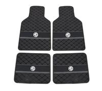 AWCYRHI 4 Pezzi Tappetini Auto, per MG MG3 Hybrid 2024 Tappetini per Auto Personalizzati Antiscivolo ImpermeabileTappetino in Tutto Il Tempo Tappeti,all Black