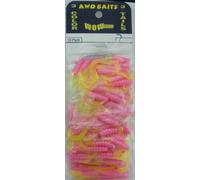 Awd W7-10 Wow Triple Trouble Grub 2" BubbleGumFireCrackrYellow Carta Di 10