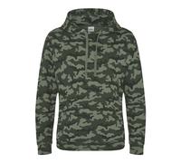 AWDis felpa cappuccio CAMO HOODIE camouflage mimetica MILITARE military 4 colori