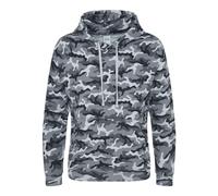AWDis felpa cappuccio CAMO HOODIE camouflage mimetica MILITARE military 4 colori