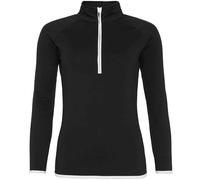 AWDIS Girlie Just Cool Mezza Zip Manica Lunga Felpa XS-XL