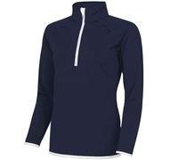AWDIS Girlie Just Cool Mezza Zip Manica Lunga Felpa XS-XL