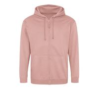 AWDIS JUST COOL felpa JH050 CON CAPPUCCIO ZIP interna GARZATA UOMO