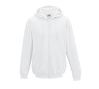 AWDIS JUST COOL felpa JH050 CON CAPPUCCIO ZIP interna GARZATA UOMO