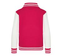 AWDis Kids Varsity Jacket - Ragazza ragazze Trendy American Letterman top baseba