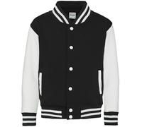 AWDis Kids Varsity Jacket - Ragazza ragazze Trendy American Letterman top baseba