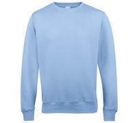 AWDis Sweat Felpa, Blu (Sky Blue Sky), Small Uomo