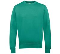 AWDis Sweat Felpa, Verde (Jade JAD), X-Small Uomo