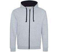Awdis Varsity Felpa con Cappuccio e Zip Intera Uomo (PC7176)