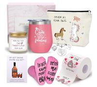 AWDK Regalo per il 50° compleanno per donne, regalo favoloso di compleanno per lei, decorazione per il 50° compleanno per donne, regali di compleanno per mamma, nonna, amica, zia, bestie sorella, 8
