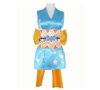AWDOAJOI Costume cosplay Anime Nami gonna corta kimono uniforme Halloween Party Suits (Small)