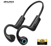 Awei A886 Pro Auricolare wireless Bluetooth 5.3 Conduzione aerea a orecchio aperto 360 ° Cuffia con suono panoramico Gancio per l'orecchio impermeabile da corsa