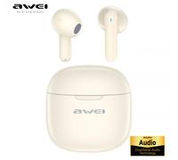 Awei T68 ENC auricolari con cancellazione del rumore 5.3 auricolari Bluetooth con 4 microfoni cuffie Wireless Gamer HiFi Bass Sound cuffie sportive