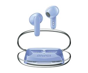AWEI T85 - Bluetooth 5.3, microfono integrato, ANC, Android AURICOLARI WIRELESS, Blu