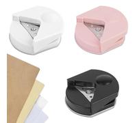 Aweisile Mini Arrotondamento per Angoli 3 Pezzi Taglia Angoli Carta Rotonda Perforatrice per Angoli Rotondo Corner Rounder Cutter Mini Arrotondate Angolari Portatili per Carta Foto Scrapbooking