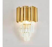 AWEITG Custom Crystal Wall Lamp - American Minimalist Design Anti-Rust Hardware Indoor & Outdoor Lighting for Various Spaces(Pair of light fixture)