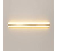 AWEITG Dimmable Linear Waterproof Wall Light - Outdoor Metal Sconce Acrylic Shade, Ultra-Thin Design for Porch, Corridor, and Living Room(80CM)