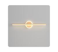AWEITG Lampada da parete a LED for il trucco - Applique da parete sopra lo specchio bianco caldo 3000K for bagno, camera da letto e applicazione for il trucco(Wood,100cm)