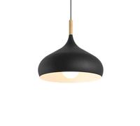 Lampadario a sospensione multicolore in stile scandinavo AWEITG - Lampada da soffitto in metallo regolabile for camera da letto, sala da pranzo e altro ancora(Dark,42cm)