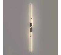 AWEITG LED Wall Sconce - 3 modalità colore, design lineare, lampada da parete for interni for soggiorno, camera letto, bagno e corridoio(Back,XL)