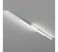 AWEITG Plafoniera a LED minimalista Lineare a semi-incasso Plafoniera a barra Linea moderna Apparecchio di illuminazione for corridoio Lampadari a striscia lunga for ufficio Cucina Officina Guardarob(