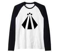 Awen Druido Pagano Celtico Wiccan Simbolo Druido Strega Spirituale Maglia con Maniche Raglan