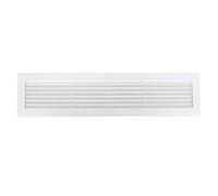 AWENTA Griglia di ventilazione, in plastica ABS rettangolare, 420 x 70/460 x 110 mm, bianco