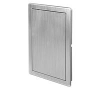 AWENTA Sportello di ispezione ABS 200 x 300 mm per sistemi di ventilazione, tubi di fumo, contatore dell'acqua, porta di ispezione in plastica, porta d'ispezione argentata