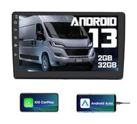 AWESAFE 9 Pollici Android 13 Autoradio per Fiat Ducato (2006-2013) Wireless CarPlay Android Auto Bluetooth GPS Navigazione FM AM RDS WIFI Comandi al volante