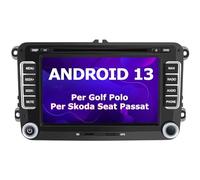AWESAFE Android 13 Autoradio 2 Din CarPlay Android Auto per VW Golf 5 6 Polo Passat Skoda Seat Tiguan, [2G+32GB] 7 Pollici Car Radio Supporta la funzione GPS Comandi al volante BT WIFI CD SD USB RDS