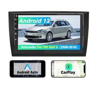 AWESAFE Autoradio (6G+128GB) per Golf 6 (2008-2016) con CarPlay e Android Auto 9 Pollici Radio Android 13 Stereo con cornice esterna, Funzione con Command di volante Navigatore DSP Bluetooth USB WIFI