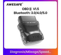 AWESAFE V1.5 Scanner OBD2 lettore di codici Scanner diagnostico professionale per Android IOS per Tester motore radio DVD Elm327 tyep 1