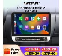 AWESAFE Wireless CarPlay Android Auto Radio per Skoda Fabia 2 2007 2008 2009 2010 2011 2011 2012 2013 2014 4G-LTE 8-Croe RDS