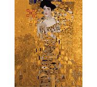 Awesocrafts - Kit di pittura con numeri, Ritratto di Adele Bloch Bauer di Gustav Klimt per adulti e bambini, 40,6 x 50,8 cm, incorniciato o no (Adele, senza cornice)