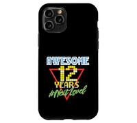 Awesome 12 Years 12 anni Retro Gaming NextLevel Design Custodia per iPhone 11 Pro