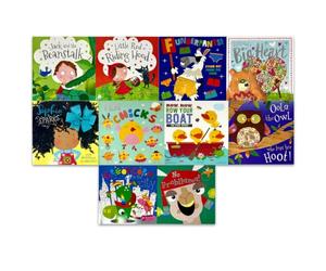 Awesome Adventure Bundle Make Believe Ideas 10 Books Collection Set (Little Red Riding Hood, Jack and the Beanstalk, Little Ted's Big Heart, Funderpants!, Ten Little Chicks, Sophia Sparks & More)