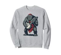 Awesome Cave Troll Banjo Player Funny Fantasy Music Felpa