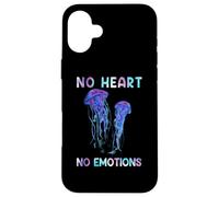 Awesome Cute UnderWater Fish no heart no emotions JellyFish Custodia per iPhone 16 Plus