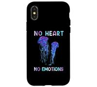 Awesome Cute UnderWater Fish no heart no emotions JellyFish Custodia per iPhone X/XS