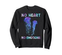 Awesome Cute UnderWater Fish no heart no emotions JellyFish Felpa