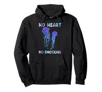 Awesome Cute UnderWater Fish no heart no emotions JellyFish Felpa con Cappuccio