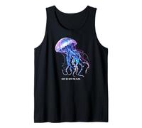 Awesome Cute Underwater Fish Sea Just Go with Flow Jellyfish Canotta