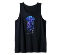 Awesome Cute Underwater Fish Sea Just Go with Flow Jellyfish Canotta