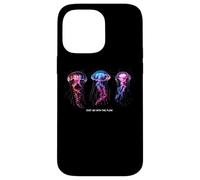 Awesome Cute UnderWater Fish Sea Just Go With Flow JellyFish Custodia per iPhone 14 Pro Max