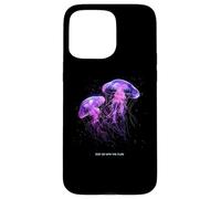 Awesome Cute UnderWater Fish Sea Just Go With Flow JellyFish Custodia per iPhone 15 Pro Max